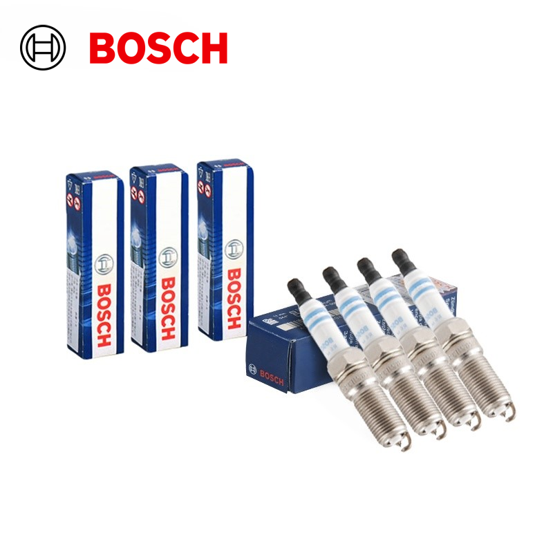 Bosch Spark Plug Iridium - หัวเทียนบ๊อชแบบดับเบิลไอริเดียม 4 ชิ้น รุ่น HR8NII332X สำหรับ