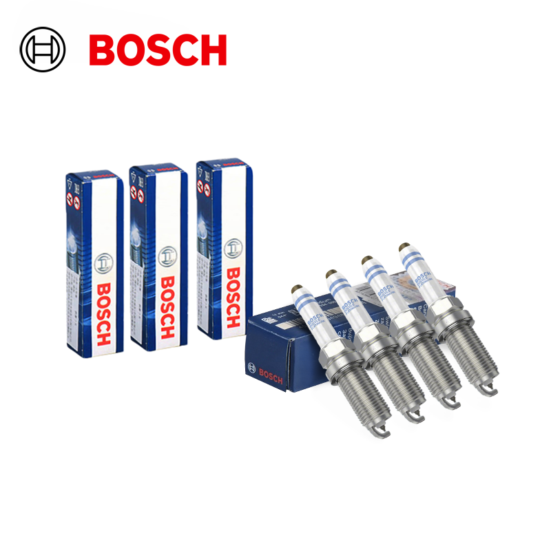 Bosch Spark Plug Iridium - 4 ชิ้น หัวเทียนแพลตินัมคู่ Bosch ZR5SPP3320 สำหรับ